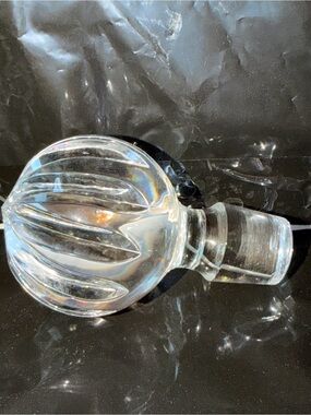 Clear Glass Decorative Finial - Elegant Home Accent